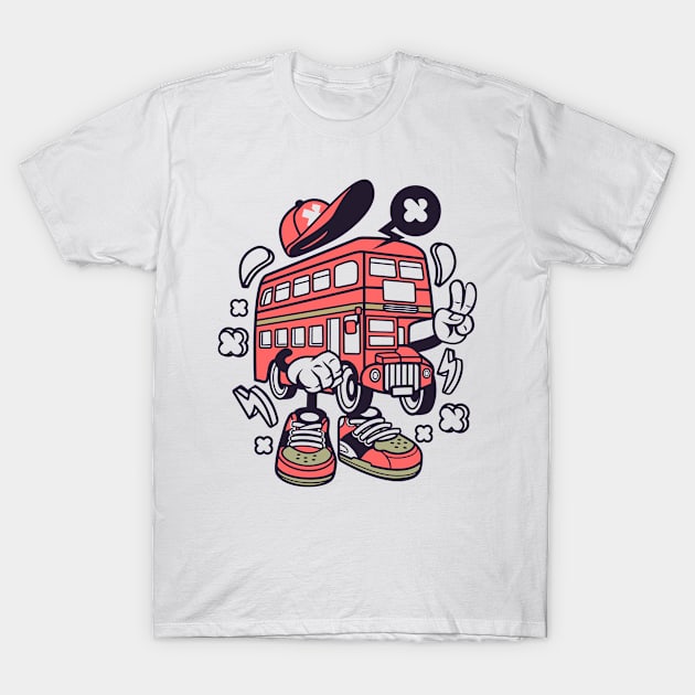 London Bus T-Shirt by p308nx